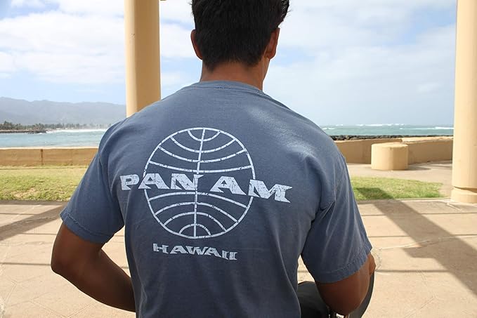 Pan Am Globe Short Sleeve Comfortable Cotton T-Shirt