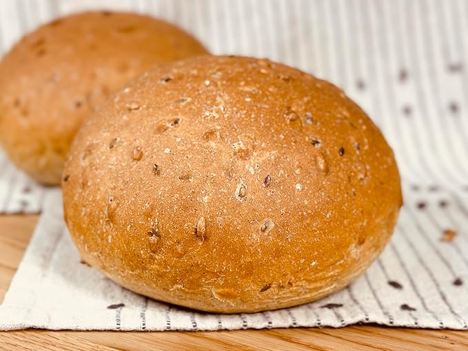 Molibake Multigrain Bread Mix – Pack of 2 – Premium All-Natural Baking Mix for Bread Machine and Oven – 15 oz – Gourmet Blend with Sunflower Seeds, Brown Flax, Pumpkin Seeds, Oat Flakes, Rye, Barley Malt, Wheat Bran – Easy-to-Use Bread Maker Mix for Ho...