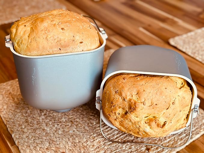 Molibake Corn Bread Mix - All-Natural Baking Mix for Bread Machine and Oven - 15 oz - Bread Mix with Corn Flakes and Grits, Sunflower Seeds - Easy-to-Use Bread Maker Mix for Homemade Baking