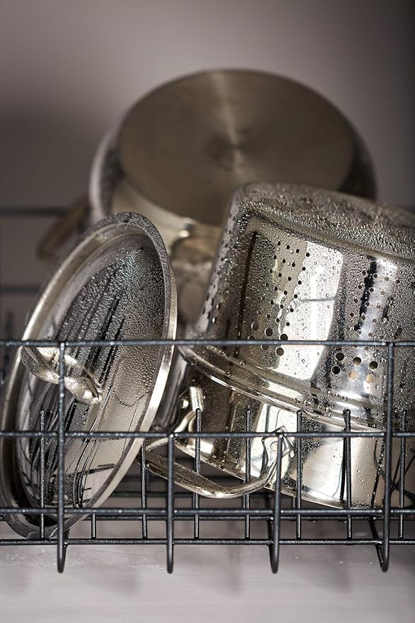All-Clad Specialty Stainless Steel Universal Steamer for Cooking 8 Inch Food Steamer, Steamer Basket Silver