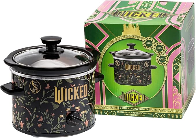 Uncanny Brands Wicked 2qt Slow Cooker - Small Kitchen Appliance