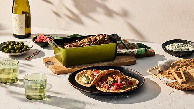 Le Creuset Enameled Cast Iron Signature Loaf Pan, 9”., Olive