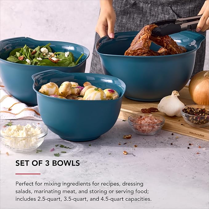 KitchenAid Universal Nesting Plastic Mixing Bowls