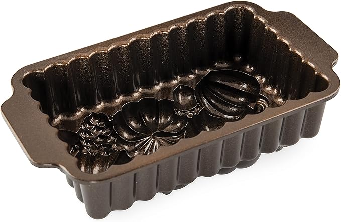 Nordic Ware Harvest Bounty Loaf Pan (Pack of 3)