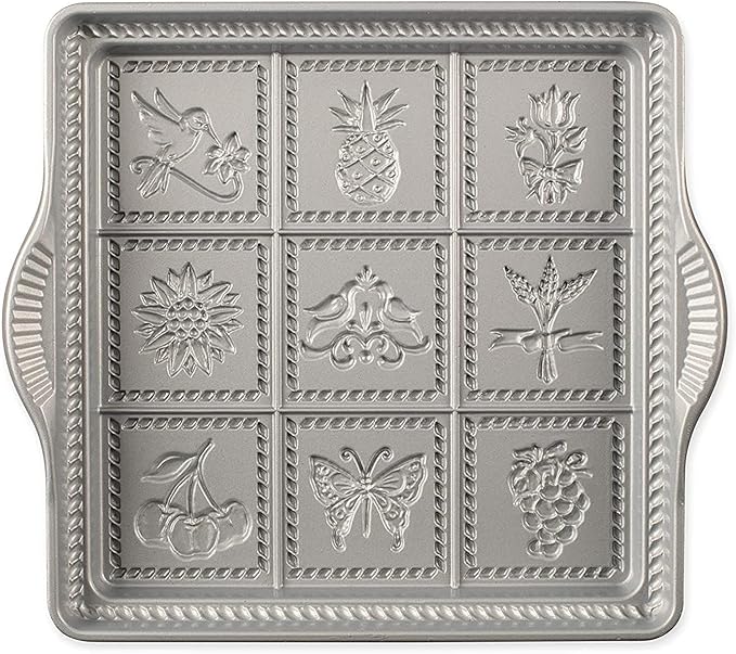 Nordic Ware Cast Aluminum English Shortbread Pan