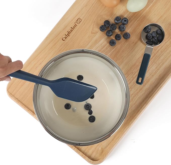 Calphalon Edge 6 Piece Stainless Steel Kitchen Tool & Gadget Set- Navy Blue