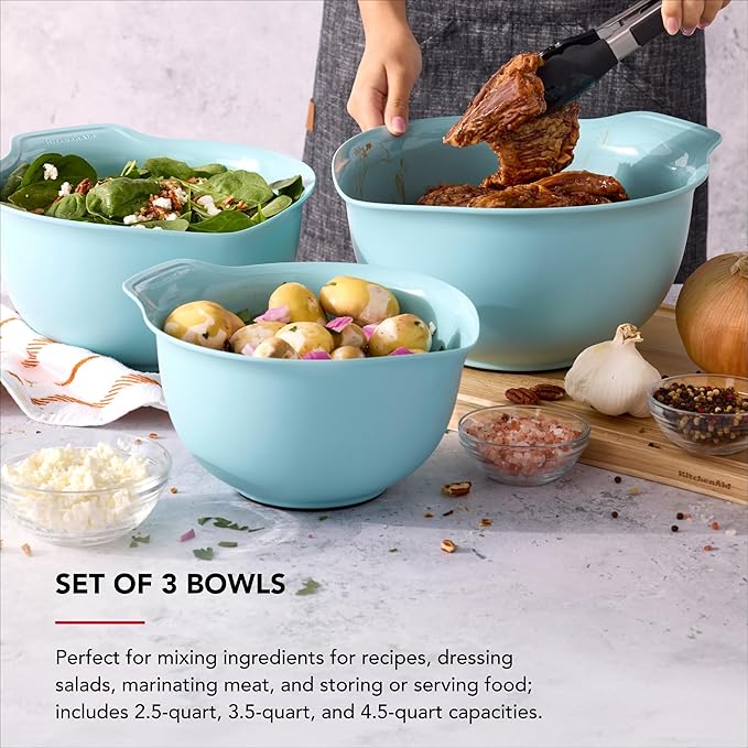 KitchenAid Universal Nesting Plastic Mixing Bowls
