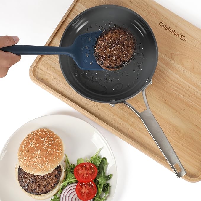 Calphalon Edge 6 Piece Stainless Steel Kitchen Tool & Gadget Set- Navy Blue