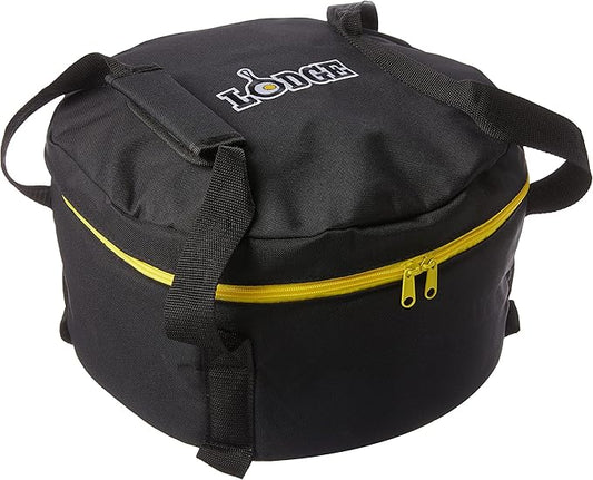 Lodge Black Camp Dutch Oven Tote Bag - Durable Camp Dutch Oven Bag with Handles - 12 Inch