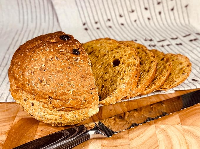 Molibake Alaskan Forest Bread Mix 15 oz Cranberry Multigrain Baking Mix with Flax & Sunflower Seeds