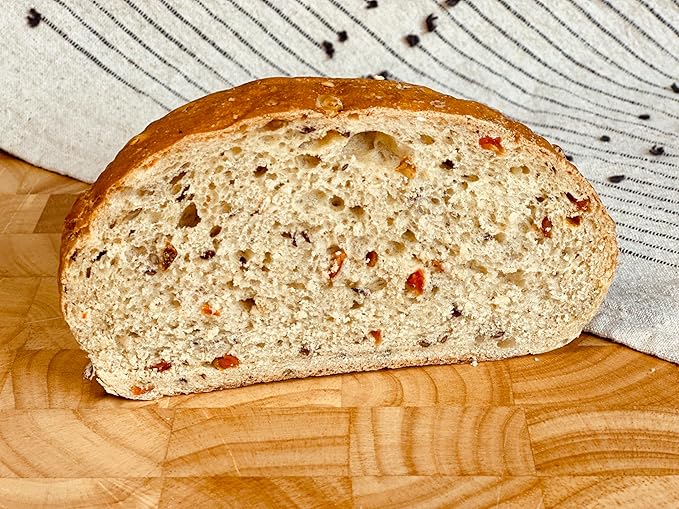 Molibake Fitness Bread Mix – Pack of 2 – All-Natural High-Fiber Bread Mix for Bread Machine and Oven – 15 oz – Whole Grain Breads Mix with Carrots, Oats, Flax, Sunflower & Sesame Seeds – Easy-to-Use Bread Maker Mix for Homemade Baking