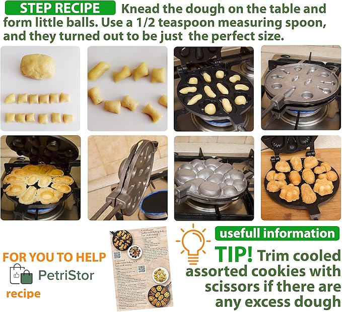 Petristor 12 Cookie assorted Marker Non-stick Cookies Baking Tool