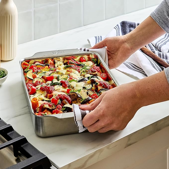 All-Clad Stainless Steel Bakeware, Rectangular Baking Pan, 9 x 13 inch