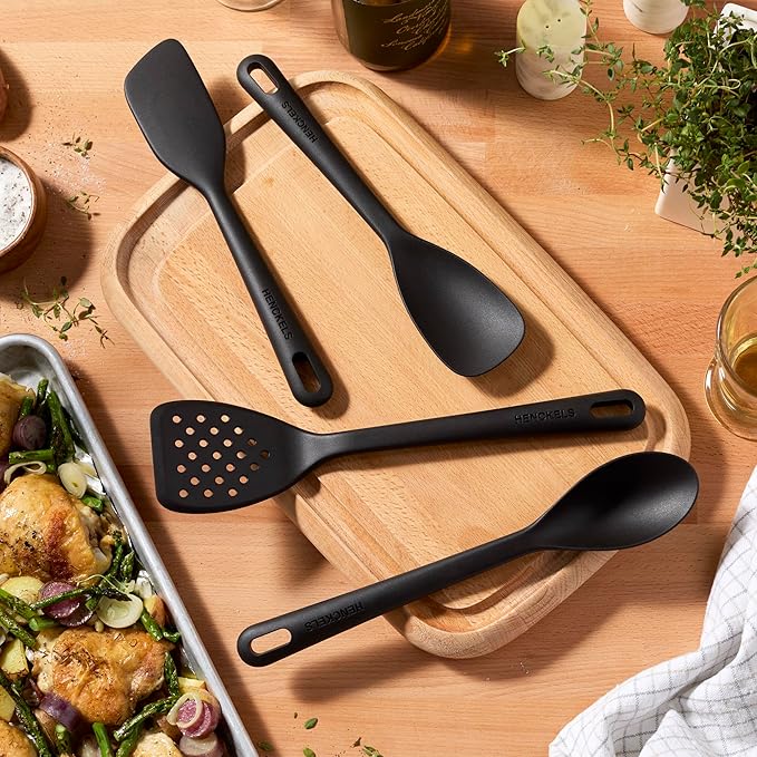 HENCKELS Silicone Onyx 4-pc Chef's Cooking Utensil Set