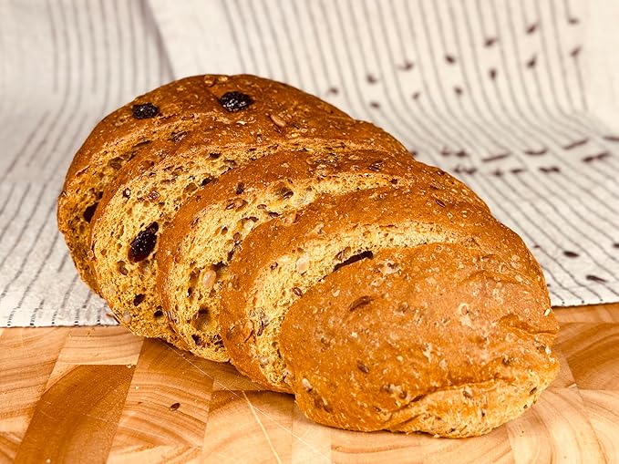 Molibake Alaskan Forest Bread Mix 15 oz Cranberry Multigrain Baking Mix with Flax & Sunflower Seeds