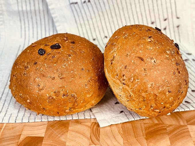 Molibake Alaskan Forest Bread Mix 15 oz Cranberry Multigrain Baking Mix with Flax & Sunflower Seeds