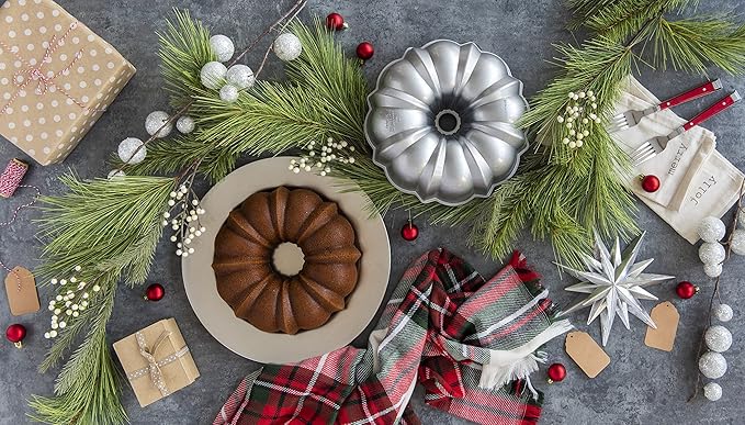 Nordic Ware Original Bundt, 12-Cup, Silver (Pack of 3)