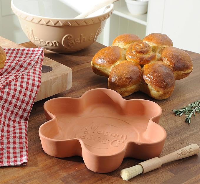 Mason Cash Chip Resistant Earthenware S12 Mixing Bowl, Pink, 29 cm