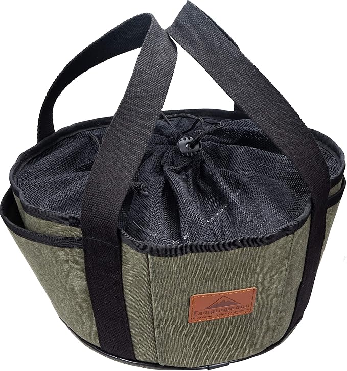 camping moon Carry Bag for Dutch Oven Durable Canvas