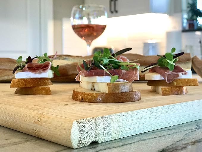 Pureboo Premium Bamboo Pull-out Cutting Board - 8 Different Sizes to Fit Most Standard Slots 17.75"W x 20"D x 3/4"H