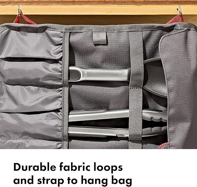 OXO Outdoor Camp Kitchen Tool Roll, Camp Kitchen Organizer, Travel Utensil Organizer, Outdoor Cooking, Travel Chef Roll, Camping Essentials, Camping Gear Storage