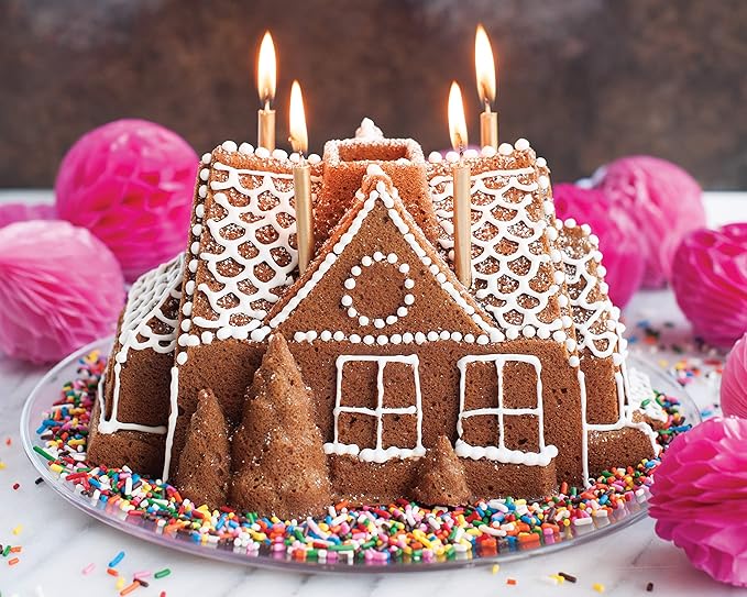 Nordic Ware Gingerbread House Bundt Pan
