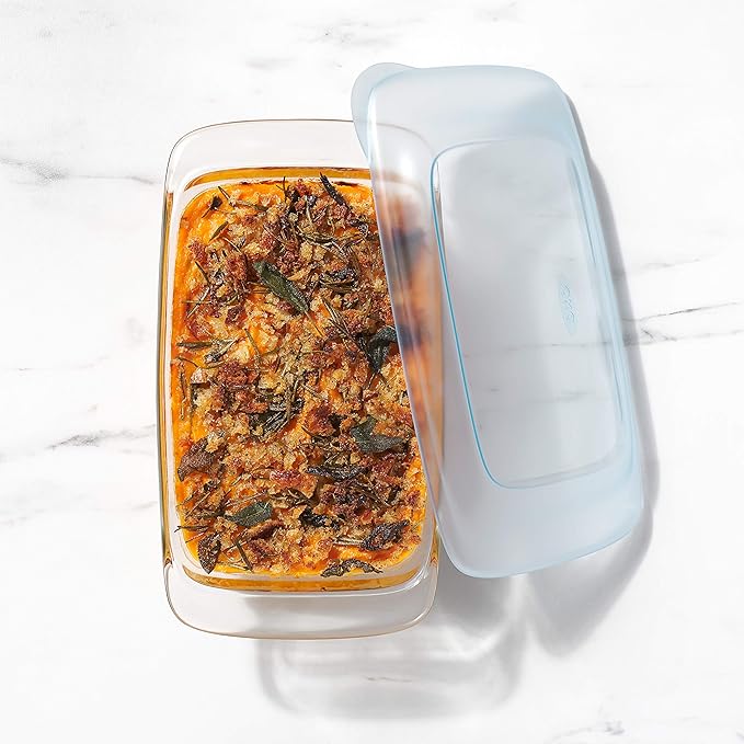 OXO Good Grips GLASS LOAF PAN WITH LID