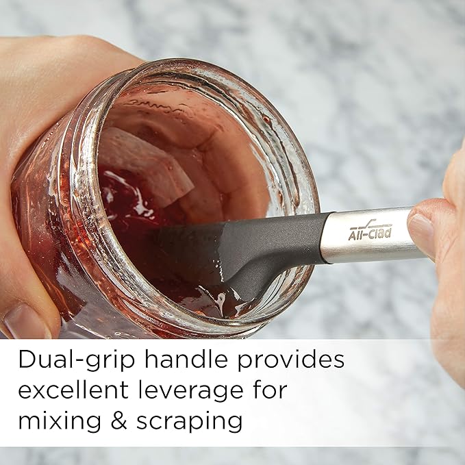 All-Clad Specialty Silicone Kitchen Gadgets Spatula Spoon Kitchen Tools, Kitchen Hacks Silver