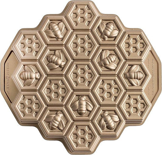 Nordic Ware Honeycomb Pull-Apart Pan, 10 Cup, Toffee