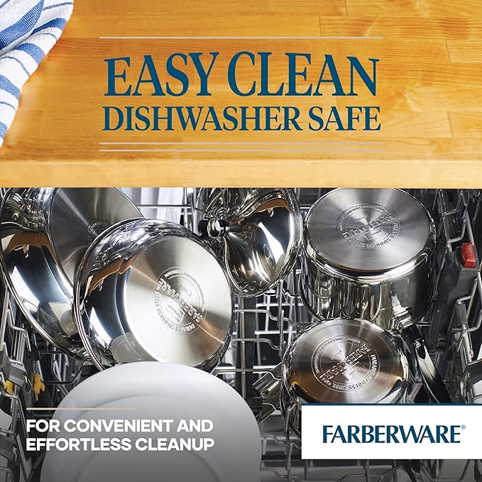 Farberware Classic Stainless Steel 4-Quart Covered Saucepot - - Silver (Pack of 4)