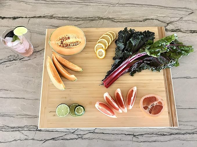 Pureboo Premium Bamboo Pull-out Cutting Board - 8 Different Sizes to Fit Most Standard Slots 15.75"W x 20"D x 3/4"H