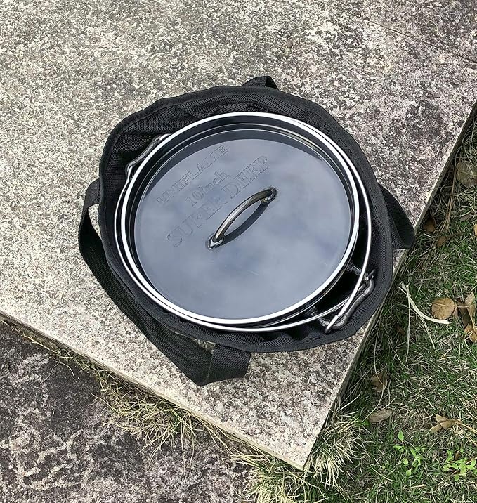 camping moon Carry Bag for Dutch Oven Durable Canvas