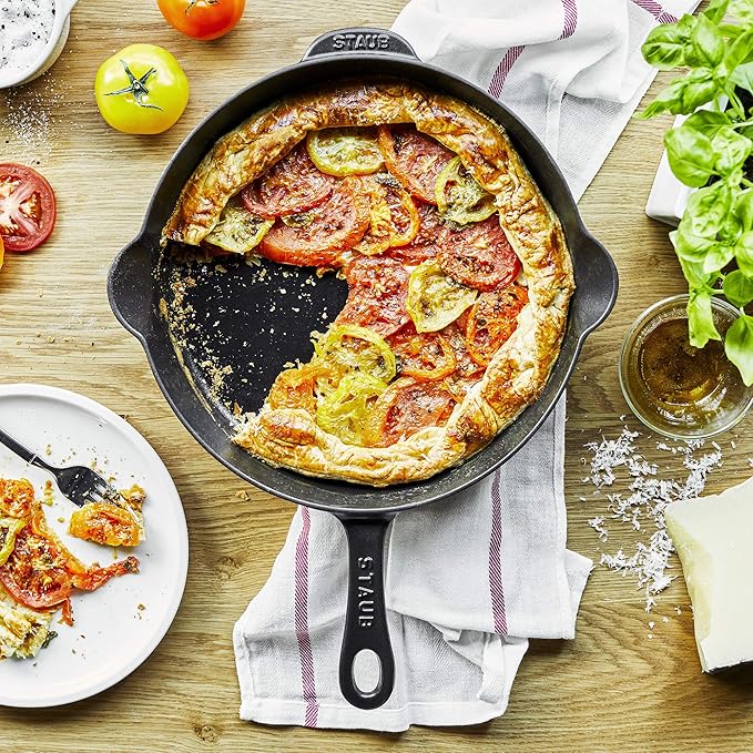 Staub Cast Iron 11-inch Traditional Skillet - Matte Black, Made in France