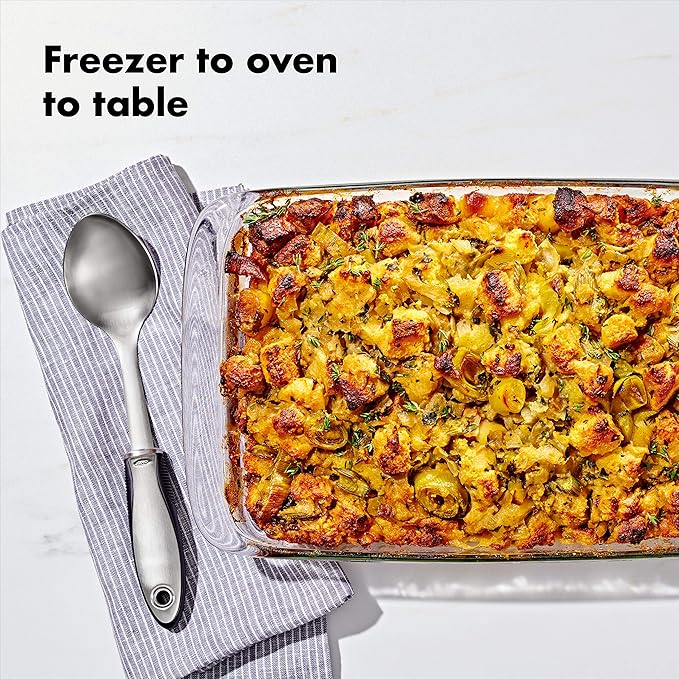 OXO Good Grips Freezer-to-Oven Safe 3 Qt Glass Baking Dish with Lid, 9 x 13